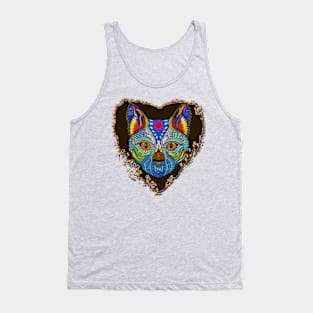 Psychedelic Cat Tank Top